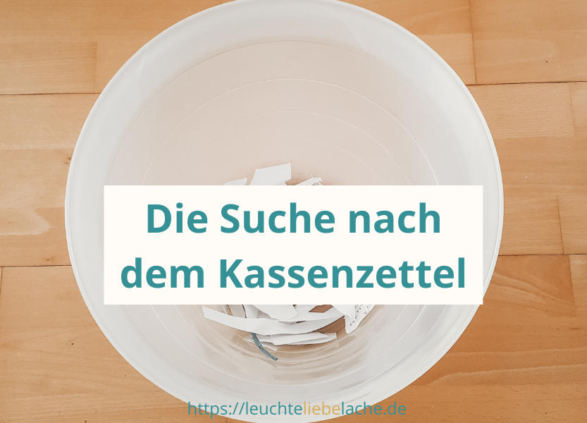 Read more about the article Auf der Suche nach dem Kassenzettel